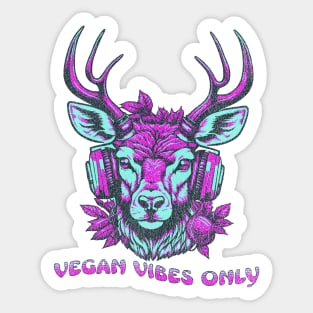 Vegan Vibes Only Sticker